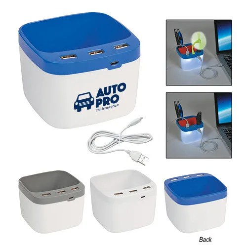 2 in 1 USB Desk Caddy (Q813411)