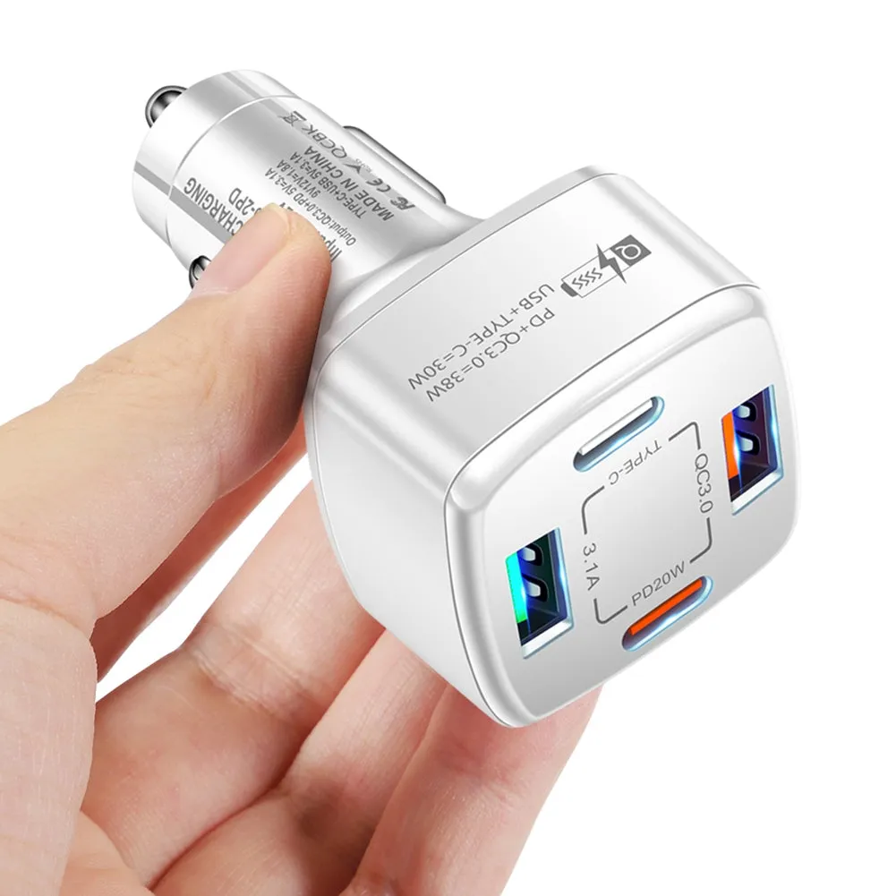 4-in-1 Usb Charger Fast Charging Dock Type-c 38w Pd Qc3.0 3.1a