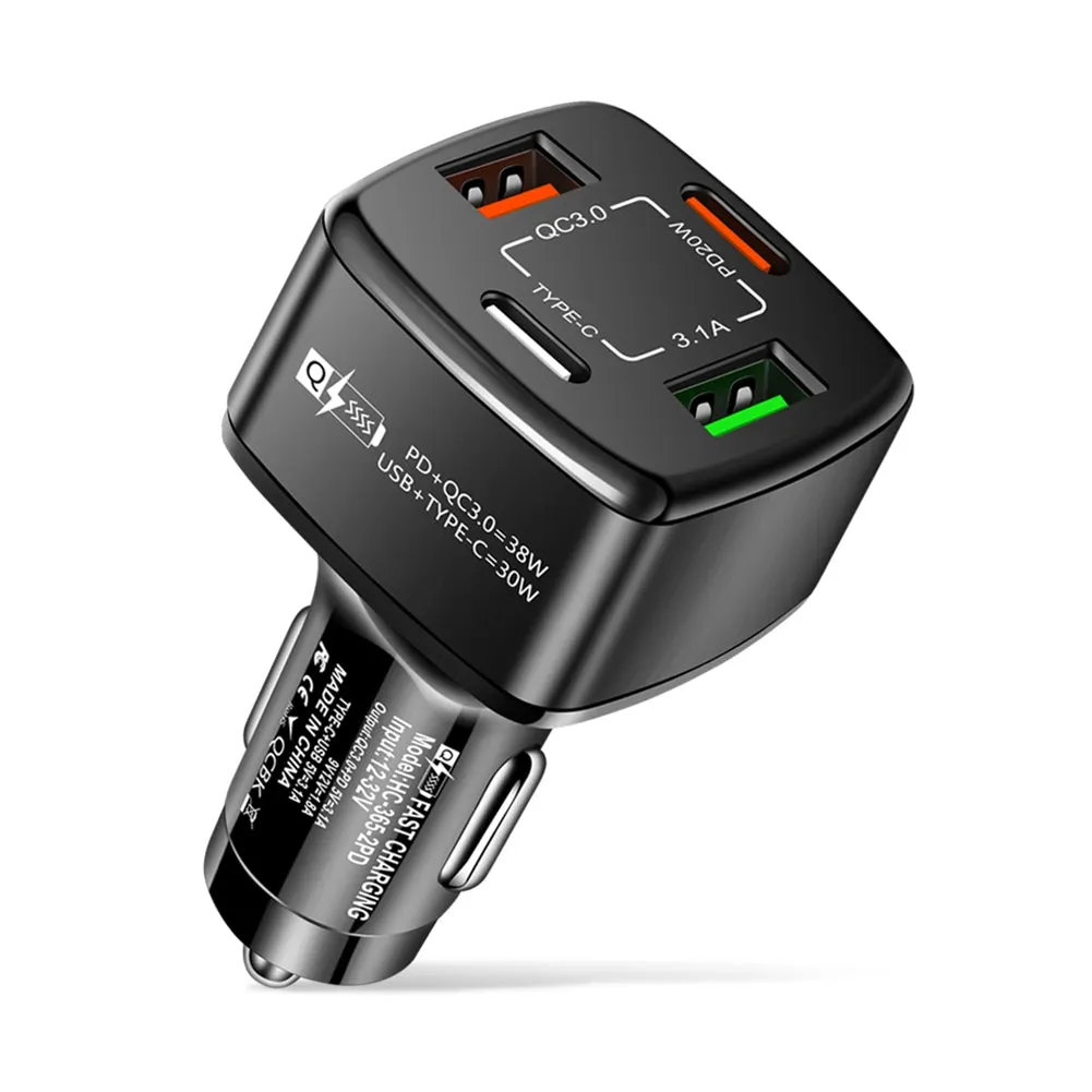 4-in-1 Usb Charger Fast Charging Dock Type-c 38w Pd Qc3.0 3.1a