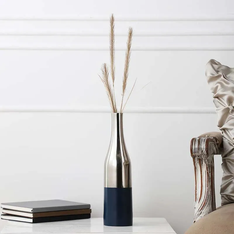 Aluminium  Champagne Small Bottle Vase | Multiple Colors
