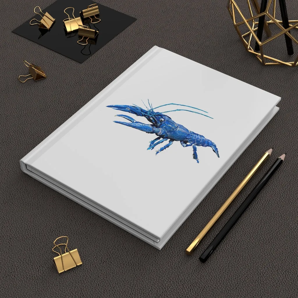 Blue Crawfish Hardcover Journal Matte