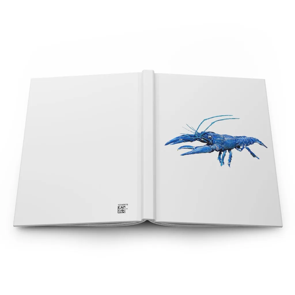 Blue Crawfish Hardcover Journal Matte