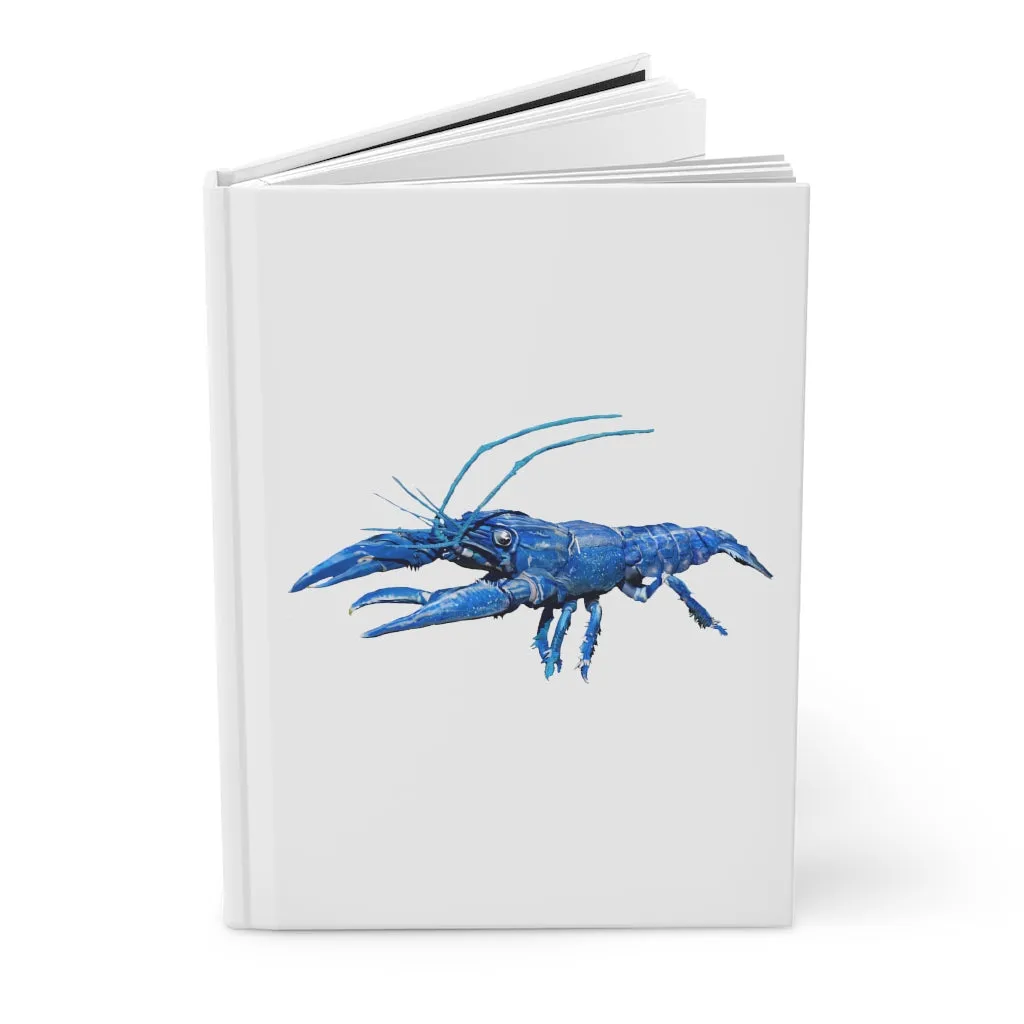Blue Crawfish Hardcover Journal Matte