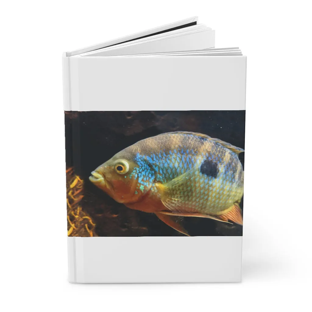 Brown and Orange Fish Hardcover Journal Matte