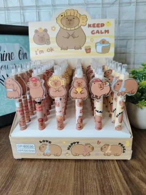Capy bara pens (pack of 2)