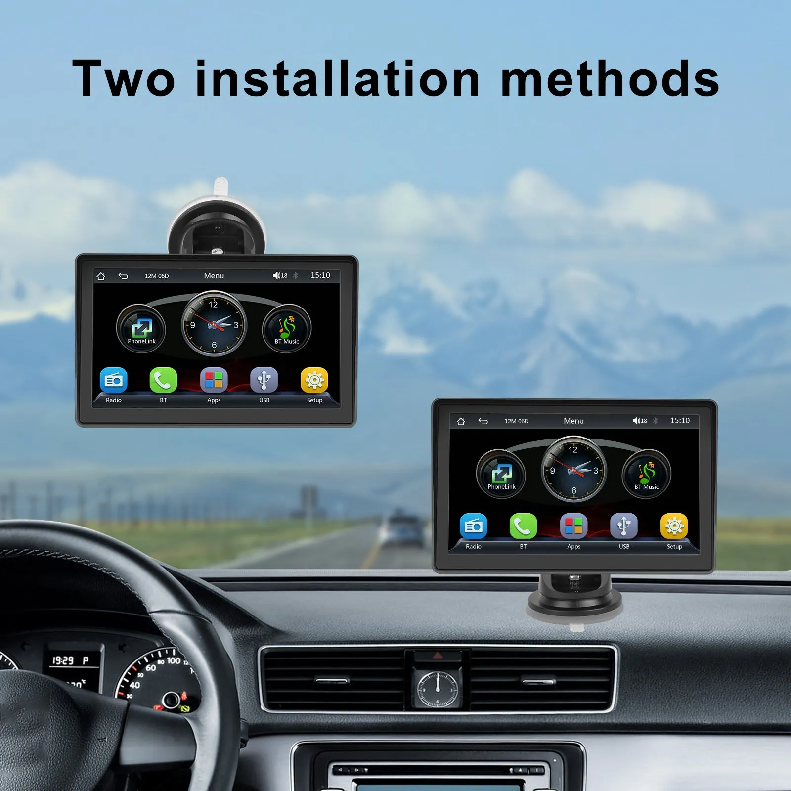 Car Radio 7-inch HD Multimedia Video Playback Mp5 Player