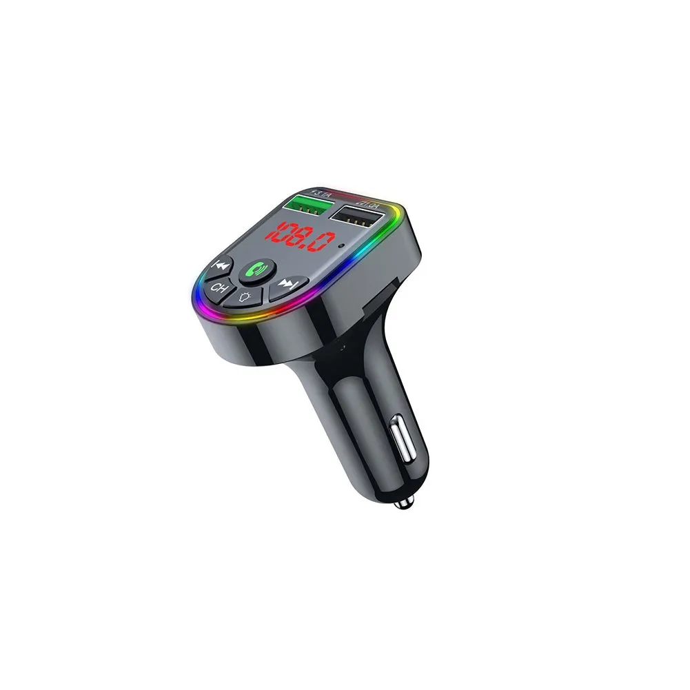 F5 Car Mp3  Player With Atmosphere Light Overload Protection