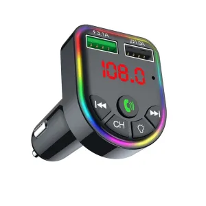 F5 Car Mp3  Player With Atmosphere Light Overload Protection