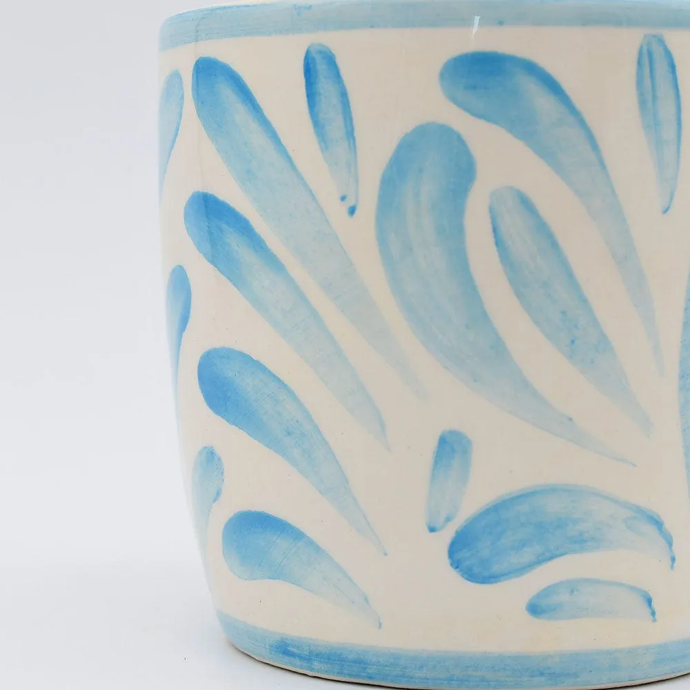 Grand mug en céramique "Andorinha" - Turquoise