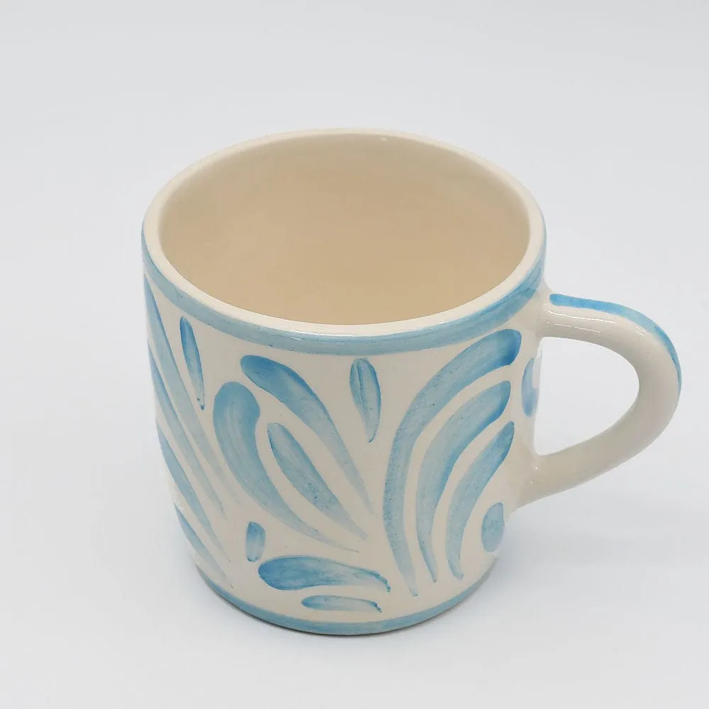 Grand mug en céramique "Andorinha" - Turquoise