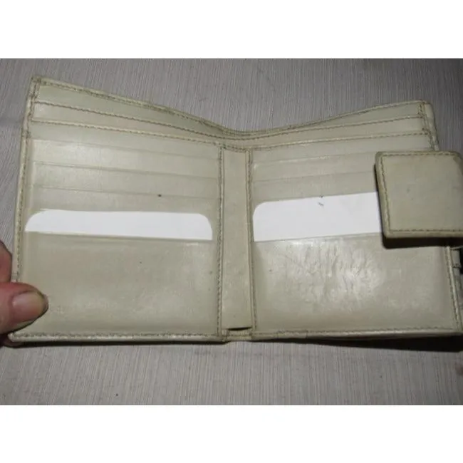 Gucci Guccissma Print Taupe Brown Leather Wallet