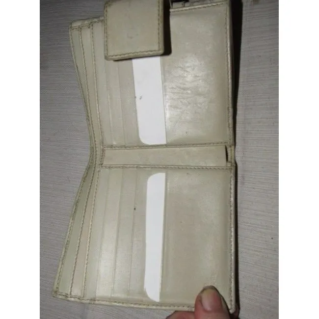 Gucci Guccissma Print Taupe Brown Leather Wallet