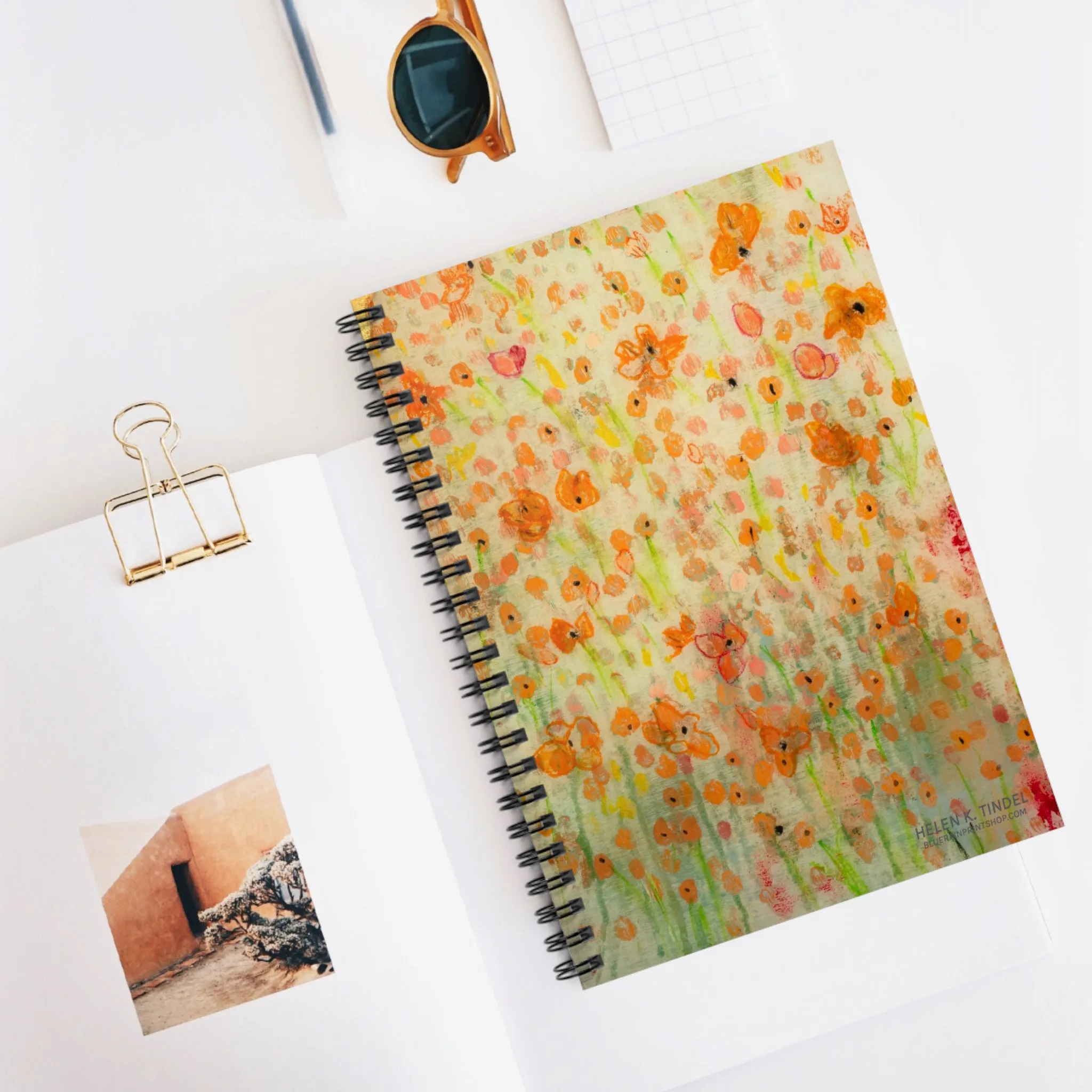 Honey Spiral Notebook