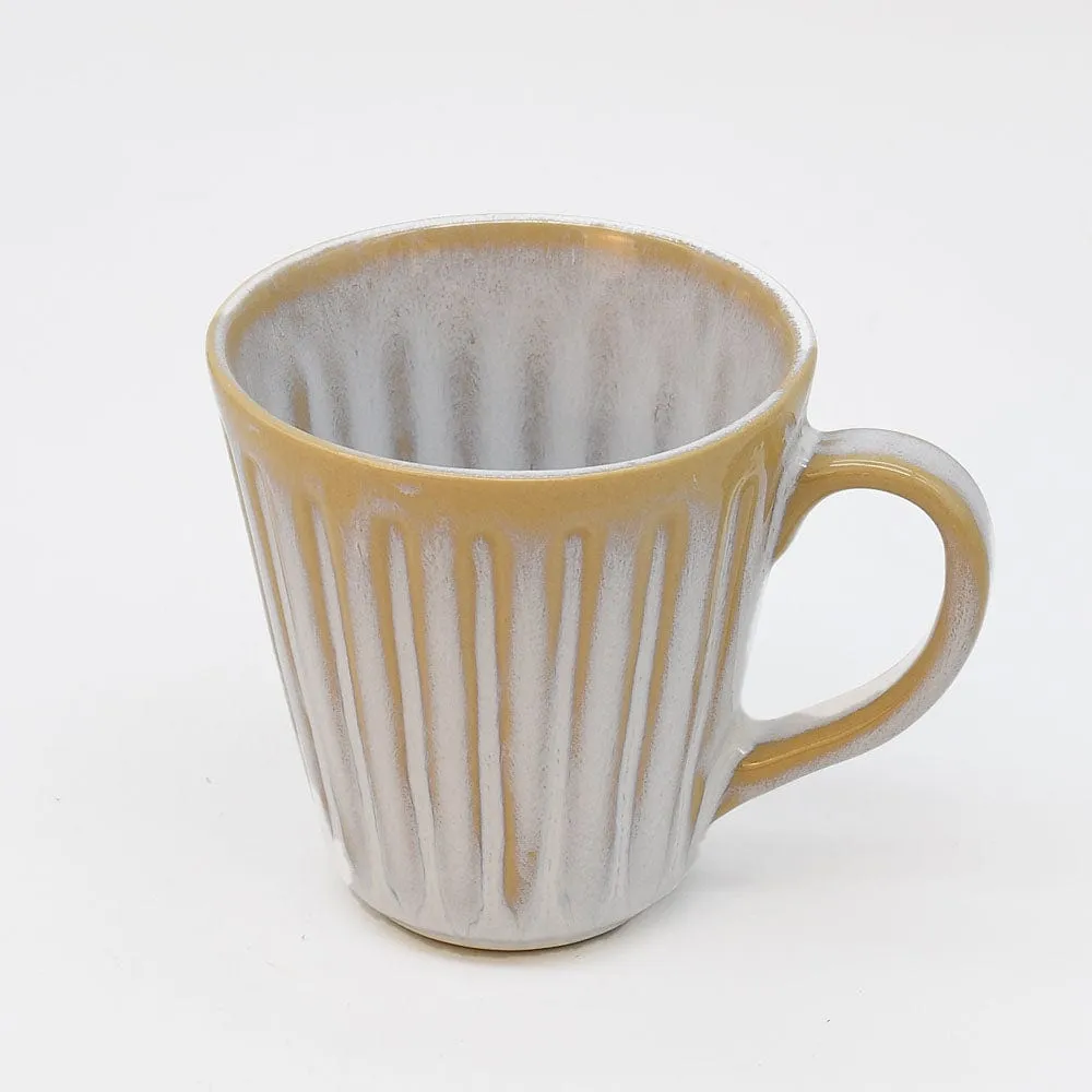 Mug en grès "Vieira" Blanc