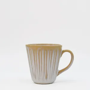 Mug en grès "Vieira" Blanc