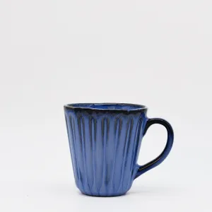 Mug en grès "Vieira" - Bleu