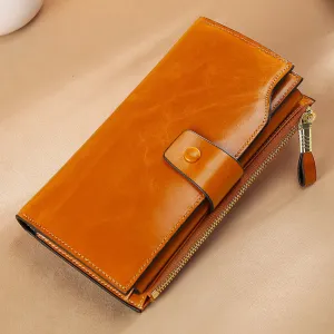 RFID Long leather wallet for Women W5221