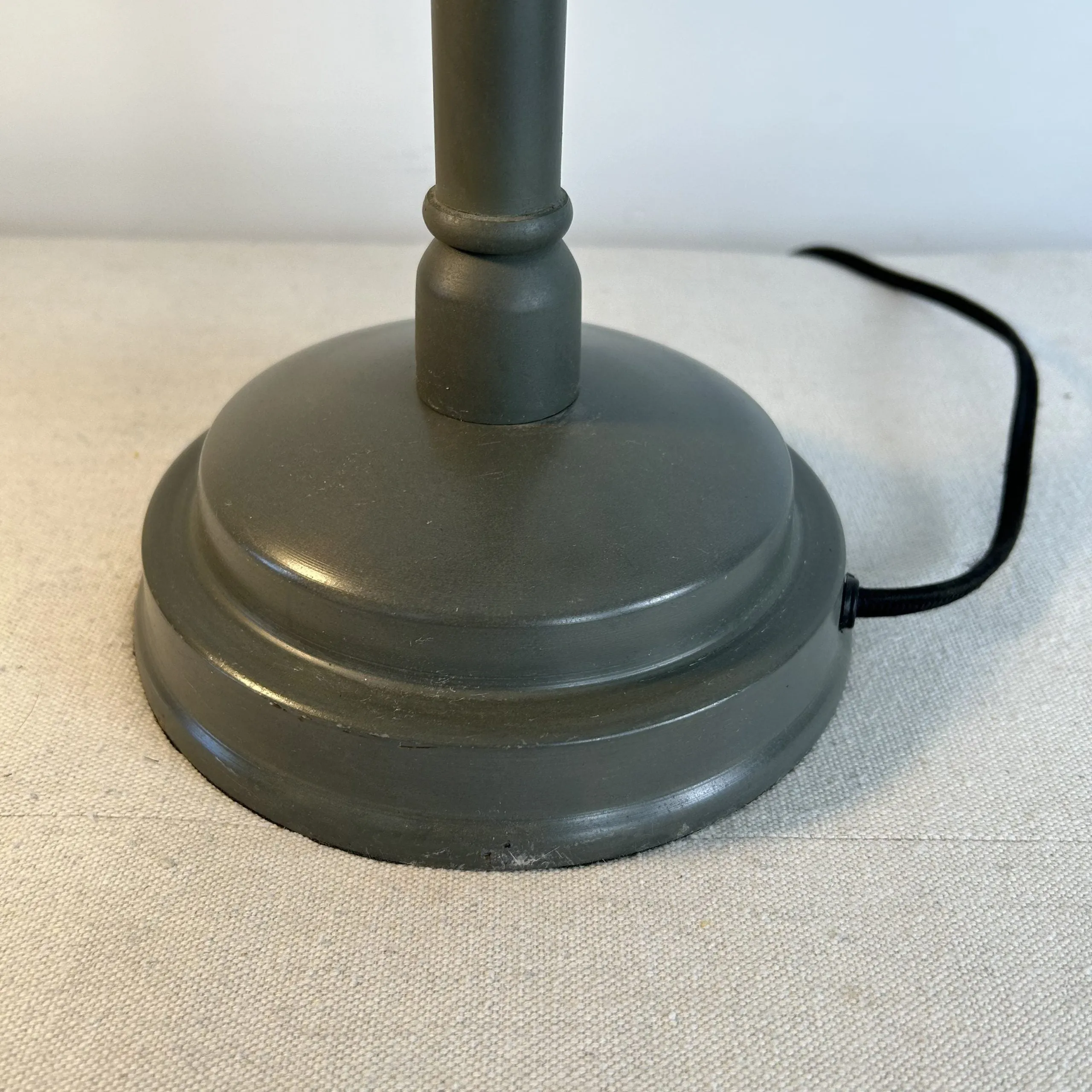 Scissor Base Industrial Desk Lamp, Accordion Style