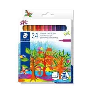 Staedtler Fibre Pens 24pc